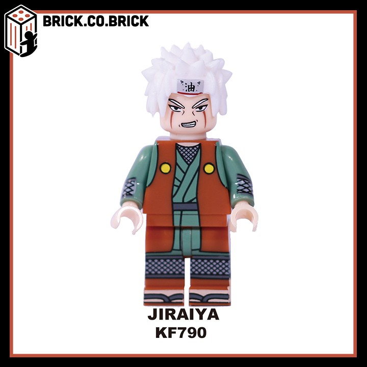 Jiraiya Itachi Sasuke Naruto Kakashi Đồ Chơi Lắp Ráp Anime Ninja Naruto Mô Hình Minifigure KF6078