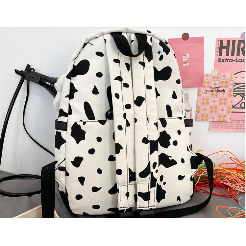 [ATKSHOP] Balo ulzzang bò sữa siêu dễ thương 2021
