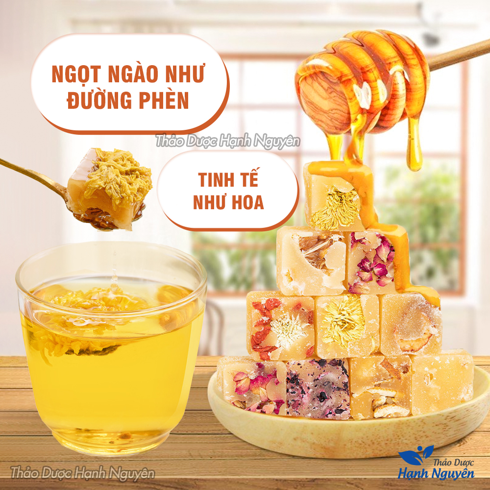 Trà hoa cúc đường phèn (Mix vị thanh nhiệt cơ thể, hỗ trợ an thần ngủ ngon)