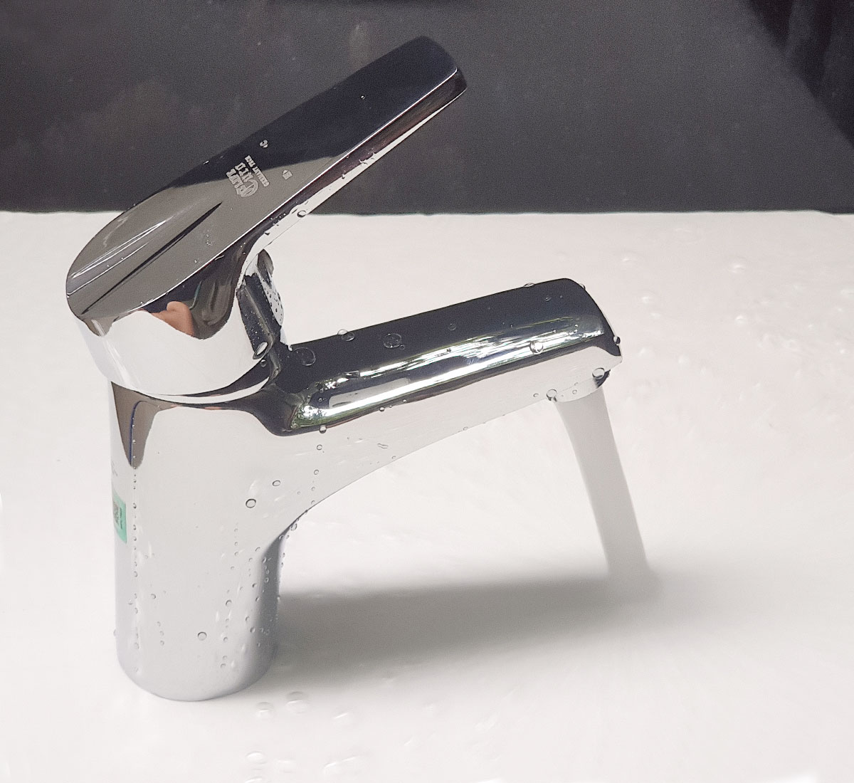 Vòi lavabo nóng lạnh Đồng mạ Chrome Eurolife EL-IRIS 02 (Trắng bạc)