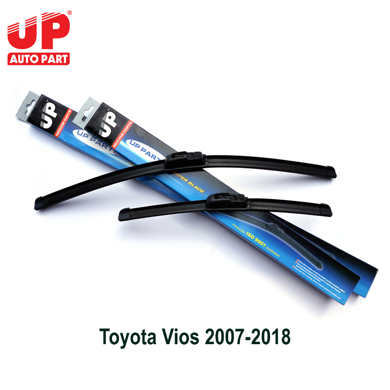 Cặp gạt mưa silicone Toyota Vios 2007-2018 xương mềm UP Genuine