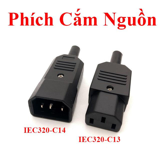 Phích Cắm Nguồn C13 / C14 (Chuẩn IEC320-C13 & IEC320-C14)