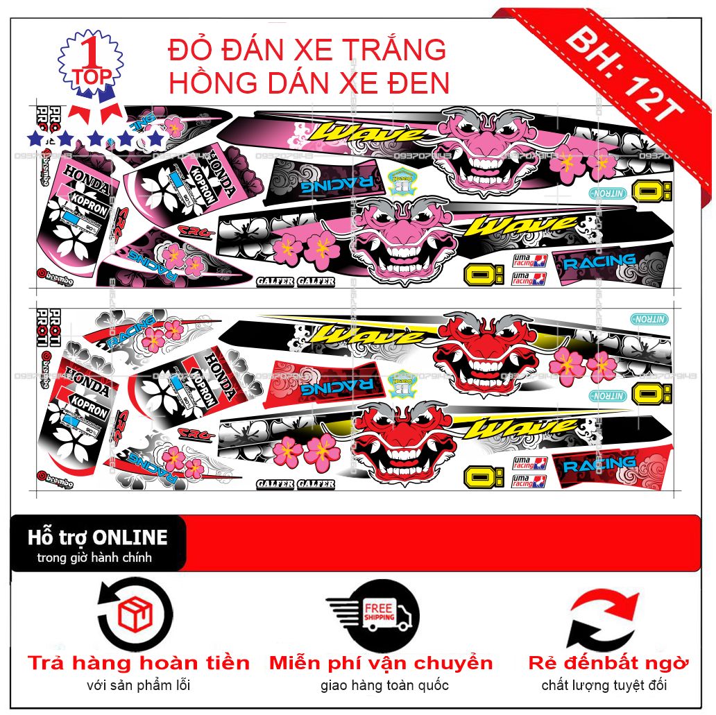 Tem rời wave nhỏ đầu lân