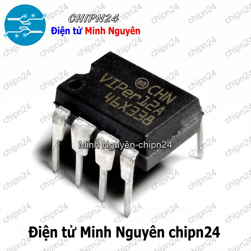 [2 con] (DIP) IC VIPer12A DIP-8 (VIPer12 IC Nguồn) - HH000366