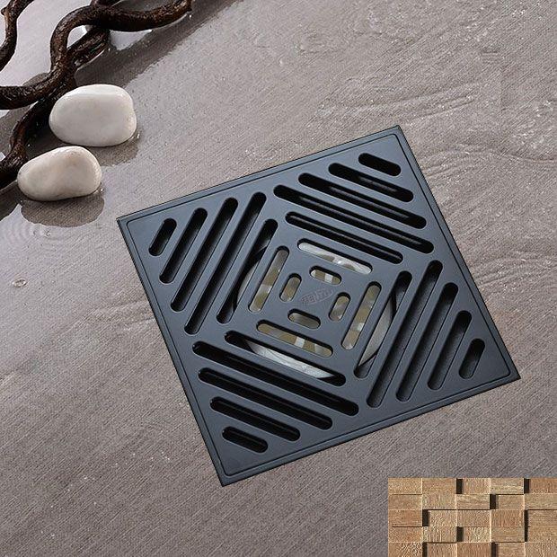 THOÁT SÀN CHỐNG MÙI BLACK SERIES NX678-1B (150X150MM)