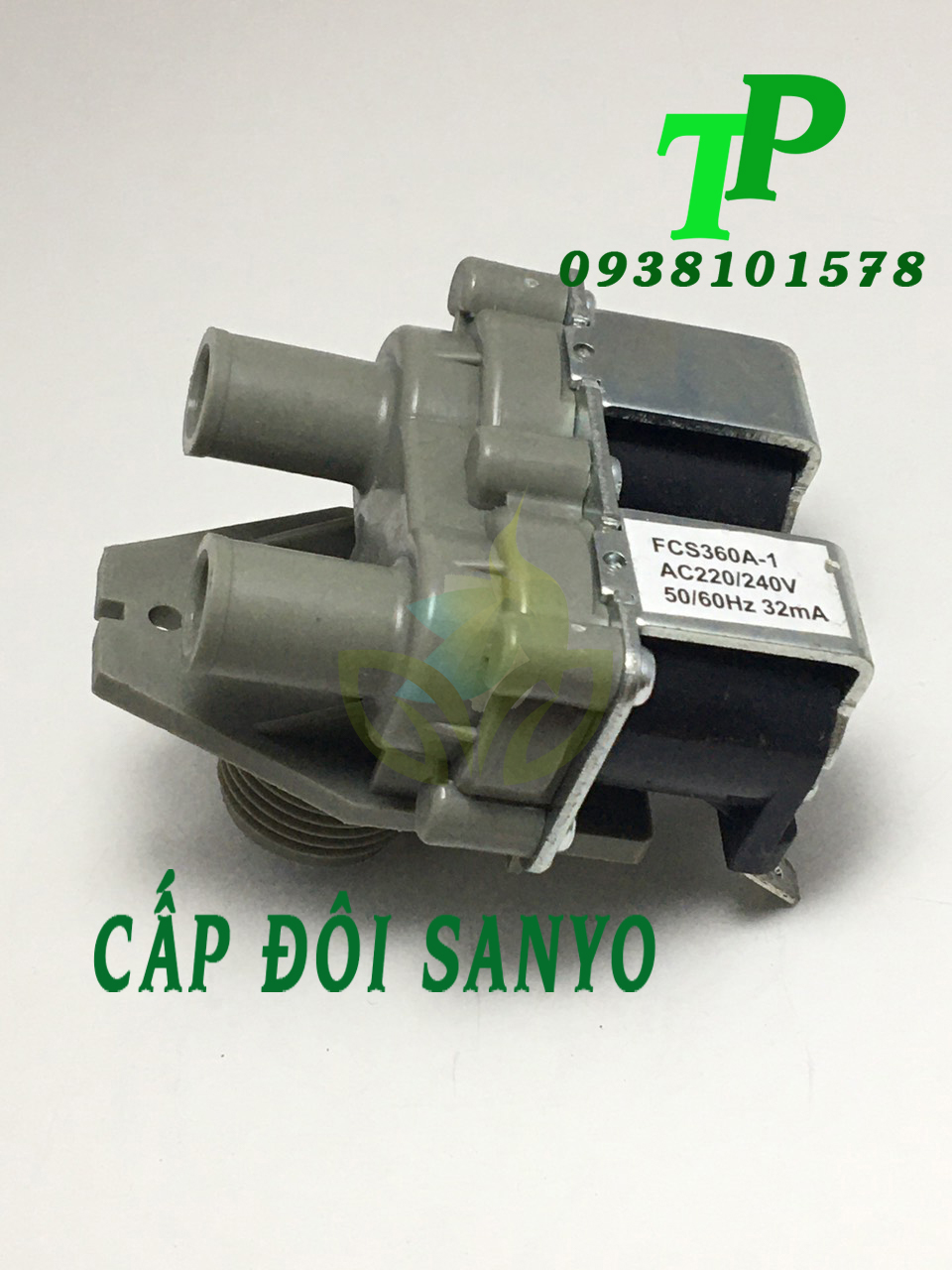 Van Cấp Nước Máy Giặt Đôi Sanyo, Van Cấp Đôi Sanyo