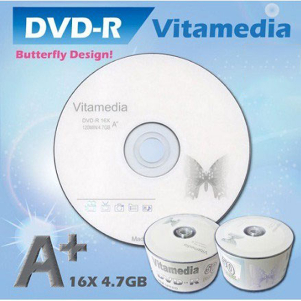 Bảng giá Đĩa DVD trắng Vitamedia (Lốc 50c) Phong Vũ