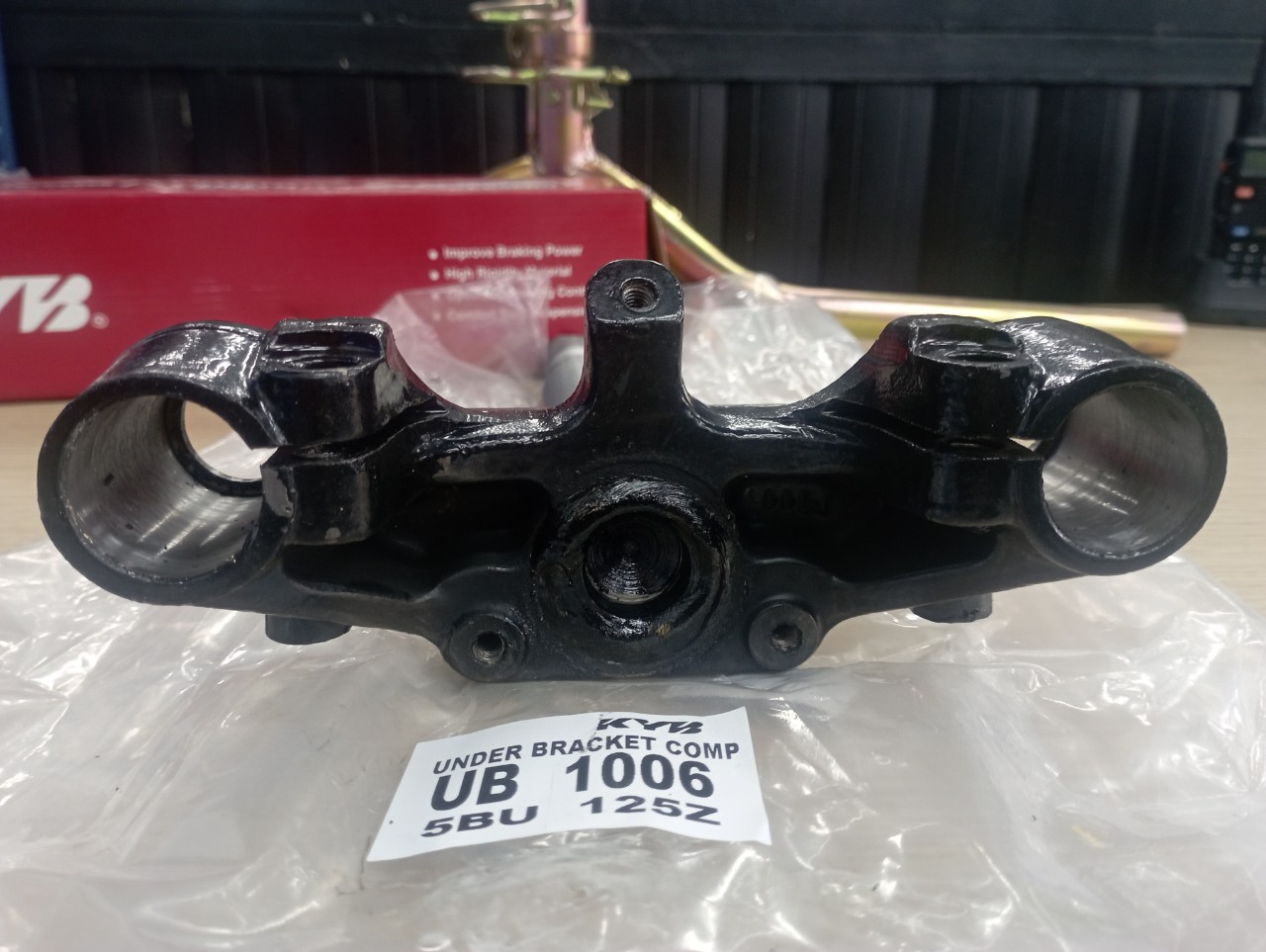 Chảng ba yaz zin hàng KYB zin YAMAHA 125ZR chính hãng Malaysia