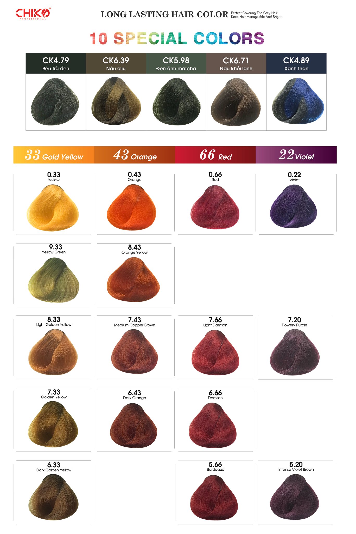 Thuốc nhuộm tóc Chiko chính hãng