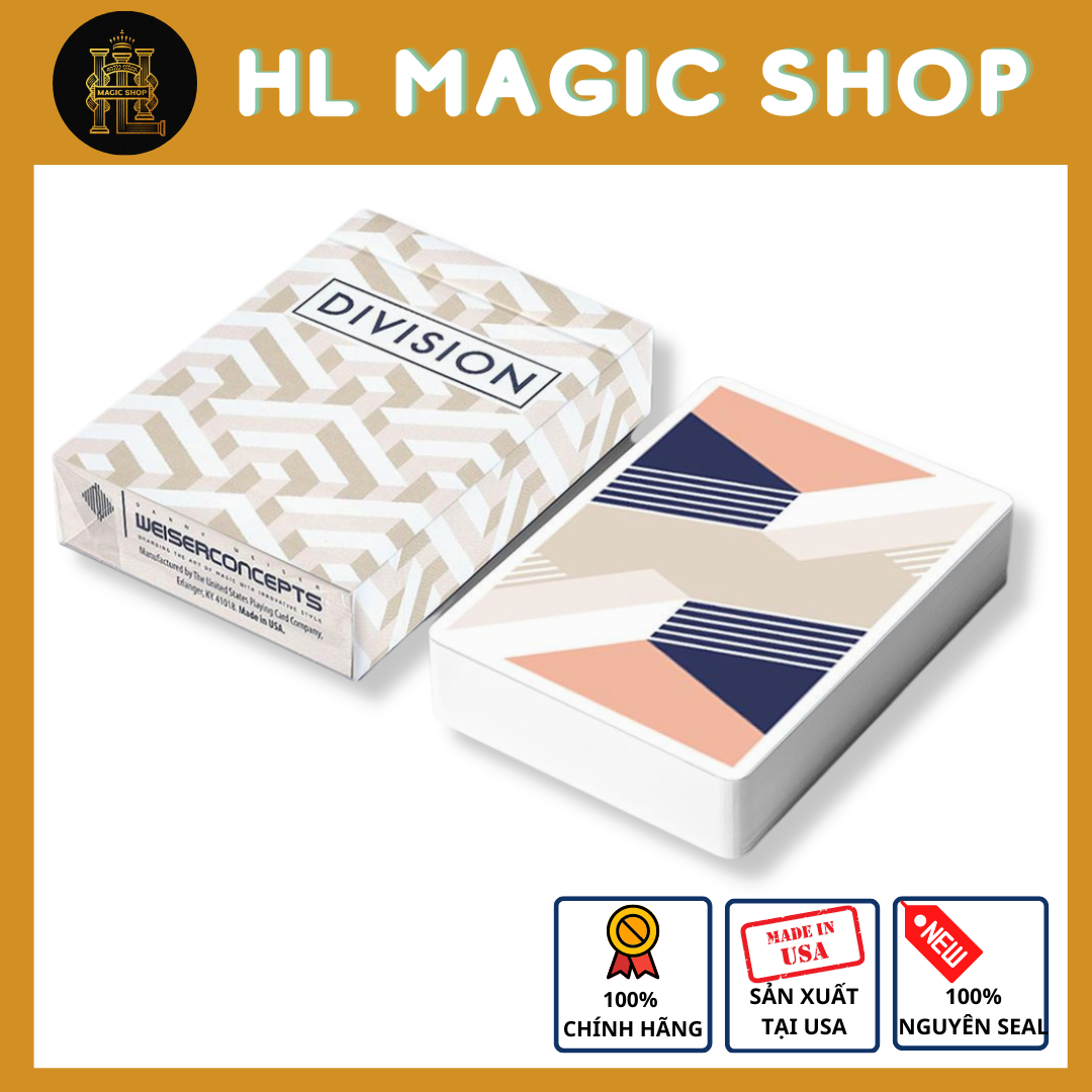 Bộ bài tây, bài ảo thuật Division Playing Cards [Hàng Mỹ]