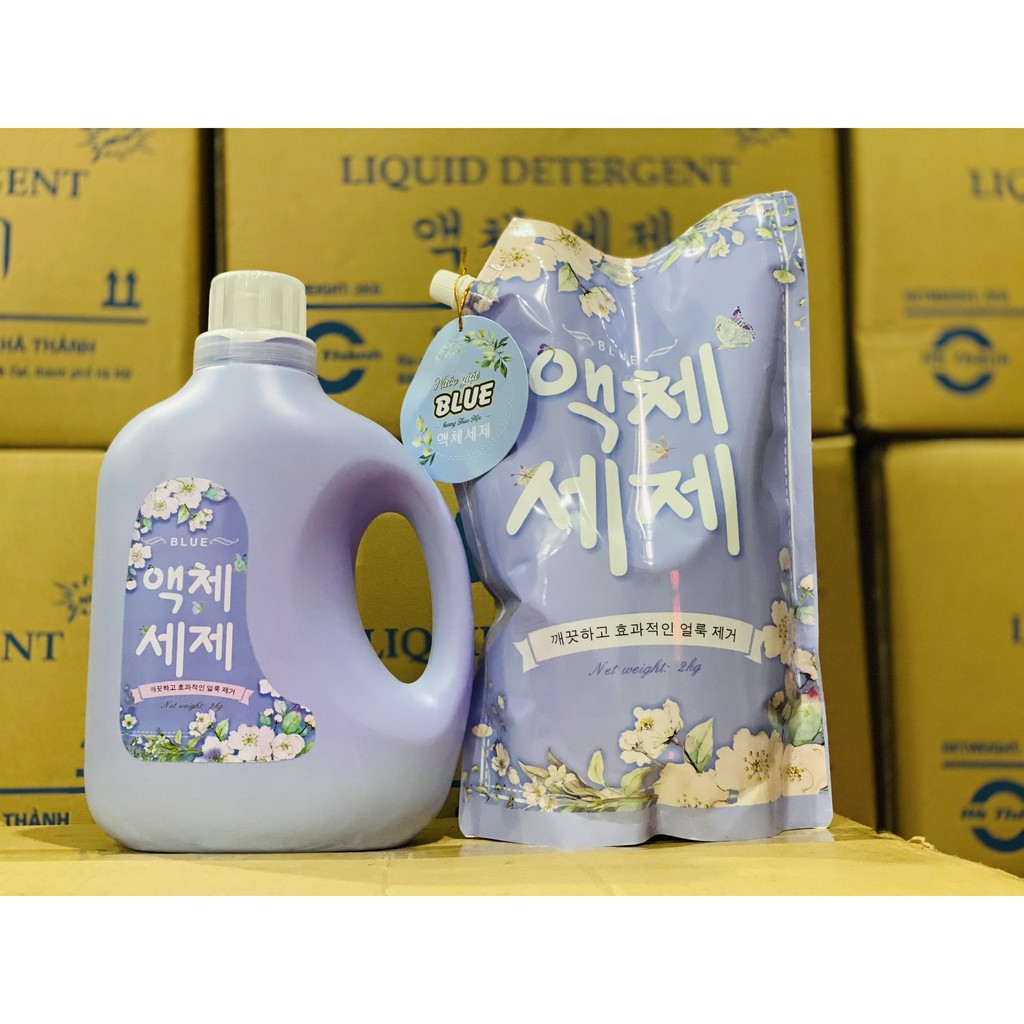 Nước Giặt Blue Hàn Quốc Hương Thảo Mộc  2000ML