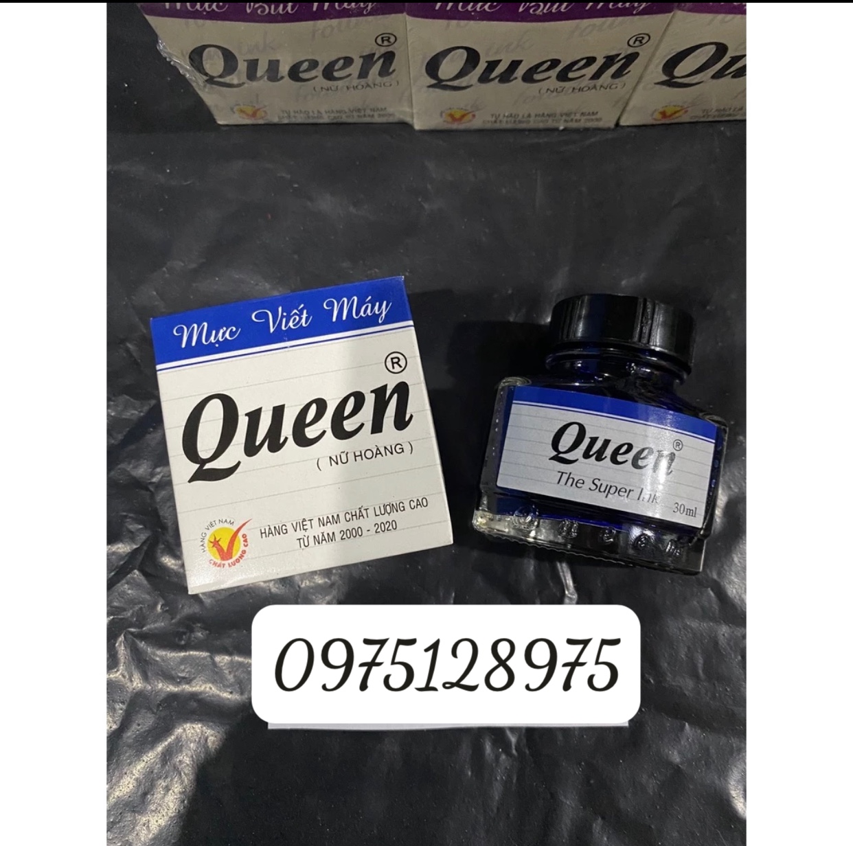 Mực Queen Viết Đẹp Cho Bút Máy Các Màu (1 Lọ)