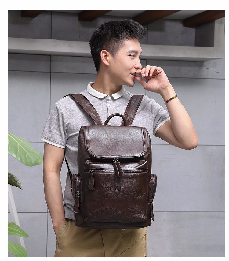 HOÀN TIỀN 15% - Balo đi học nam nữ ulzzang đựng Laptop Loang cho học sinh style Hàn Quốc unisex Vintage Bag BL01 Bảo Hành 12 Tháng - Jido Store - Chuyên Đồ Da Thật