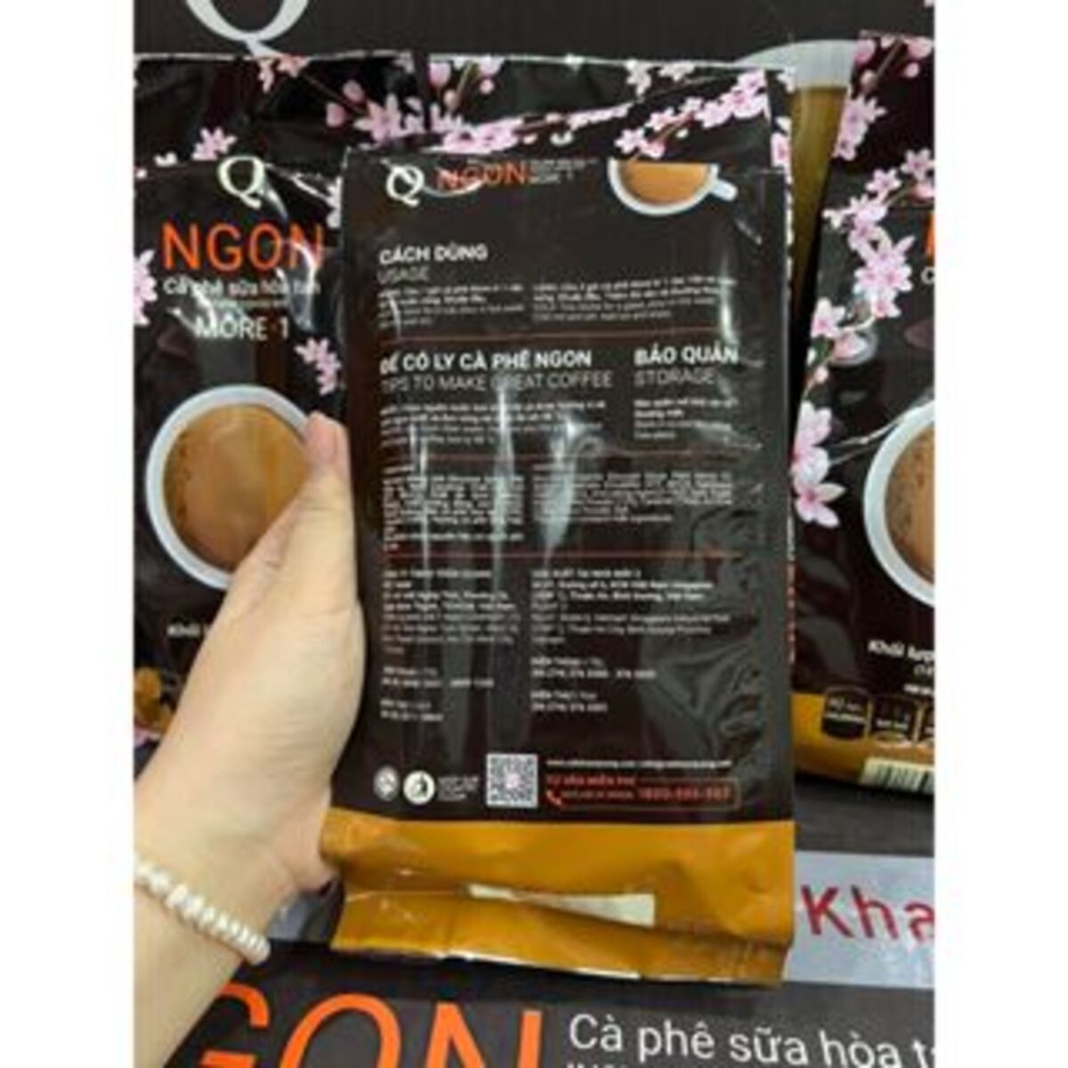 [Size nhỏ] Cà phê sữa Good Morning Trần Quang bịch 240g (12 gói dài * 20g)