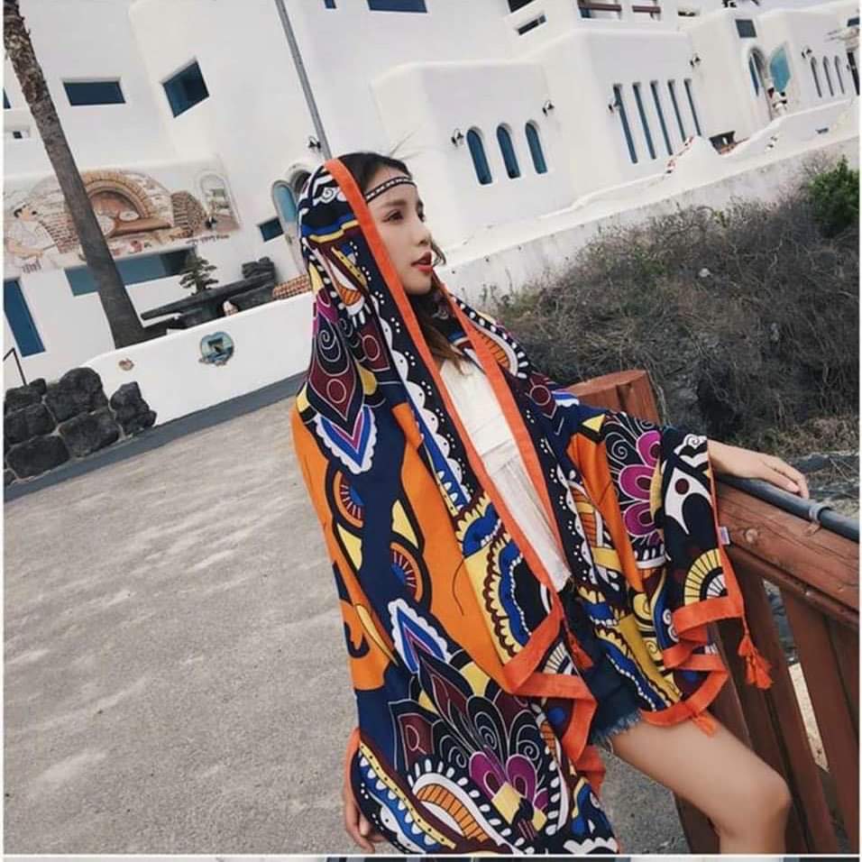Khăn choàng Boho ( Bohemien) cao cấp )