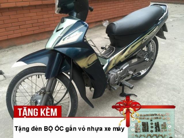 [TẶNG TEM] Bộ dàn áo xe SIRIUS màu Xanh nhớt - phanh CƠ,Tặng kèm bộ ốc theo xe - có TẶNG BỘ TEM 3 lớp xịn.