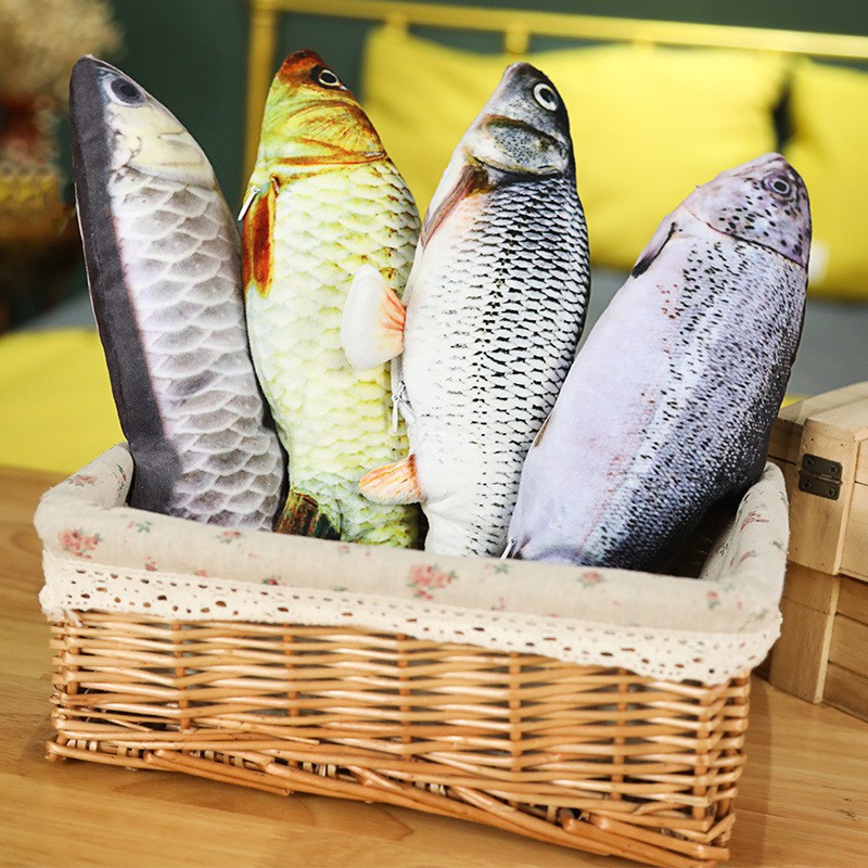 Đồ Chơi Cho Chó Mèo - 🐠 Cá Nhảy Điện Tử Sạc Usb