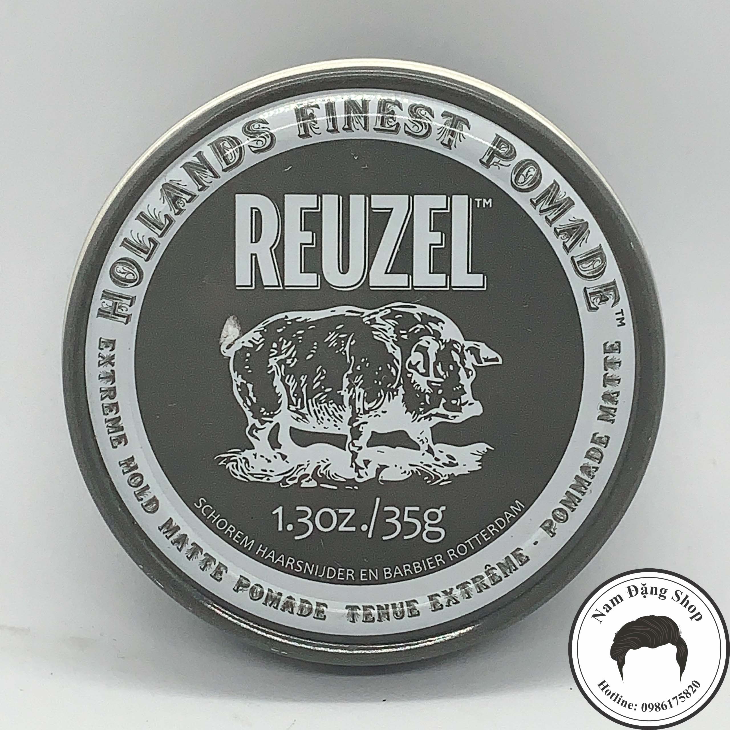 Sáp vuốt tóc Reuzel Extreme Hold Pomade 35g