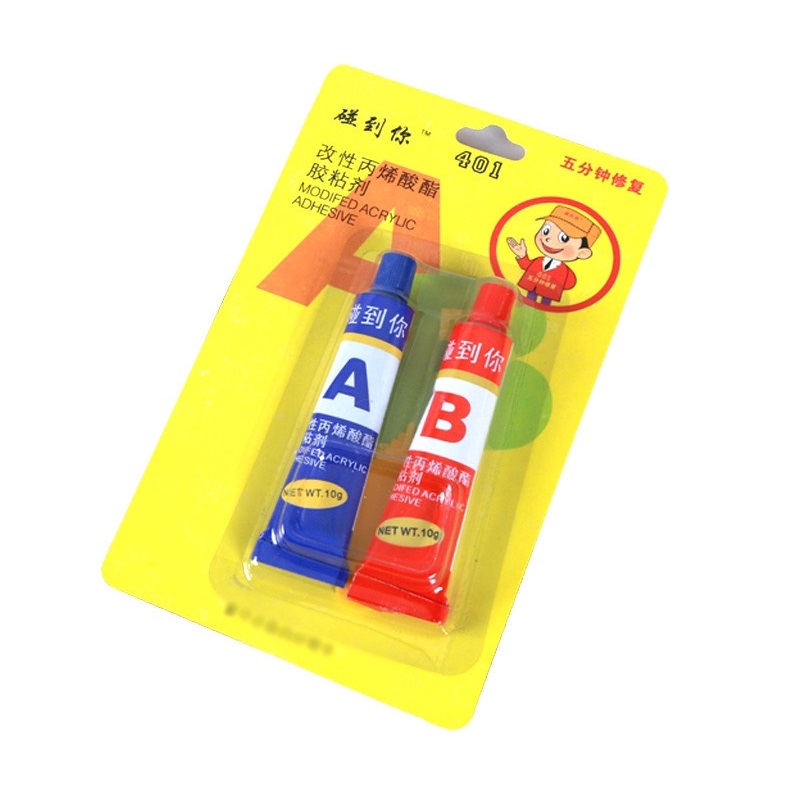 Vỉ 2 tuýp keo ab - keo 2 thành phần, dán siêu chắc, đa năng
