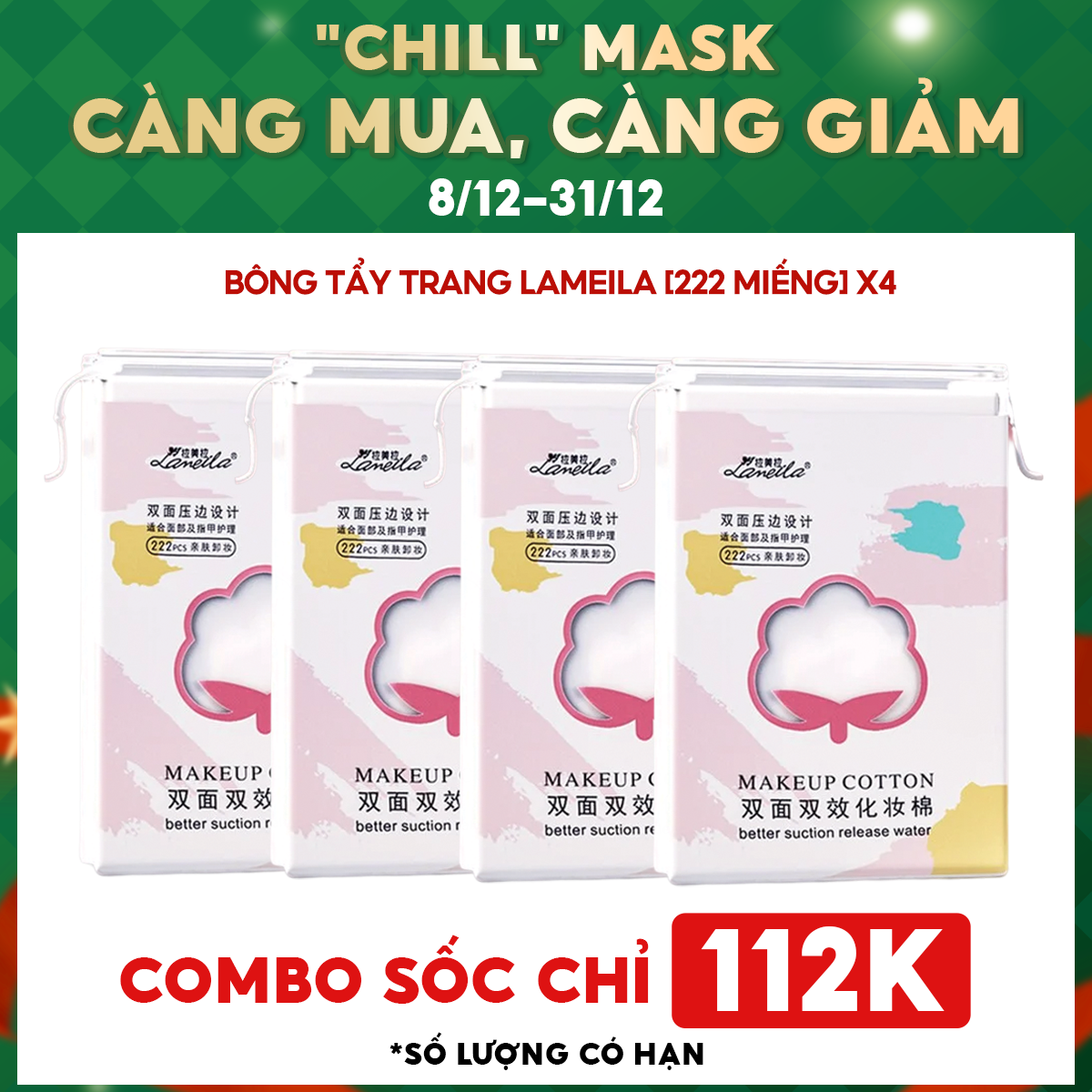 Combo Makeup, Phụ Kiện Lameila