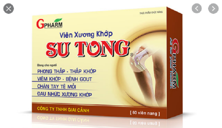 Viên xương khớp su tong 60 viên