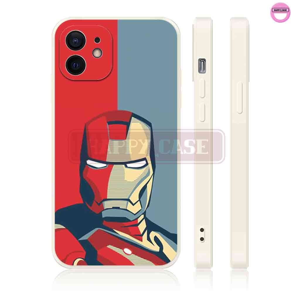 Ốp iPhone HR086 Hình Sắt Man Chống Sốc iPhone Happy Case