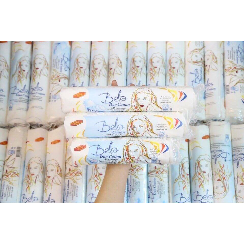 Bông tẩy trang Bella 120 miếng