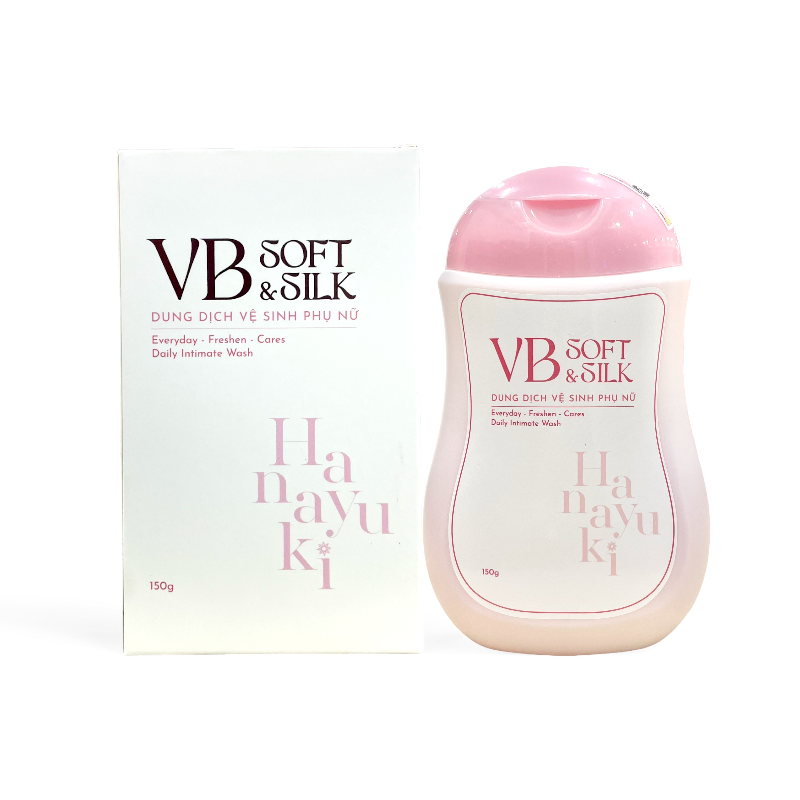 Dung Dịch Vệ Sinh Hanayuki Màu Hồng Vb Soft Silk