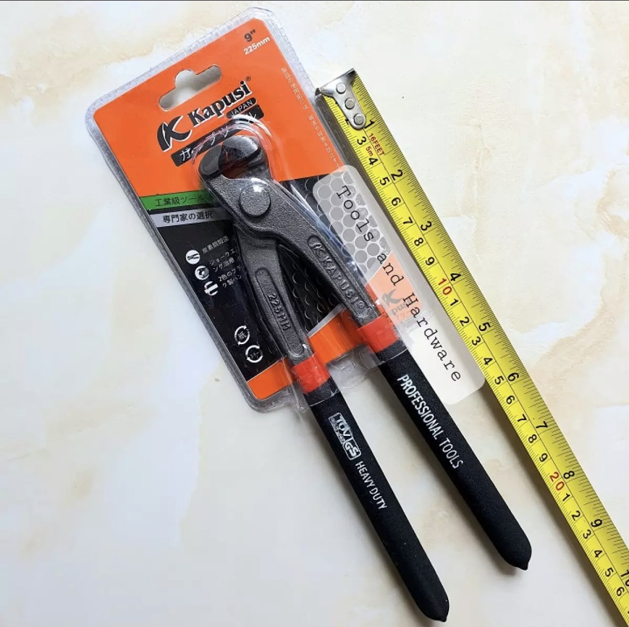 [HCM]Kìm càng cua Kapusi 225mm chuẩn Nhật