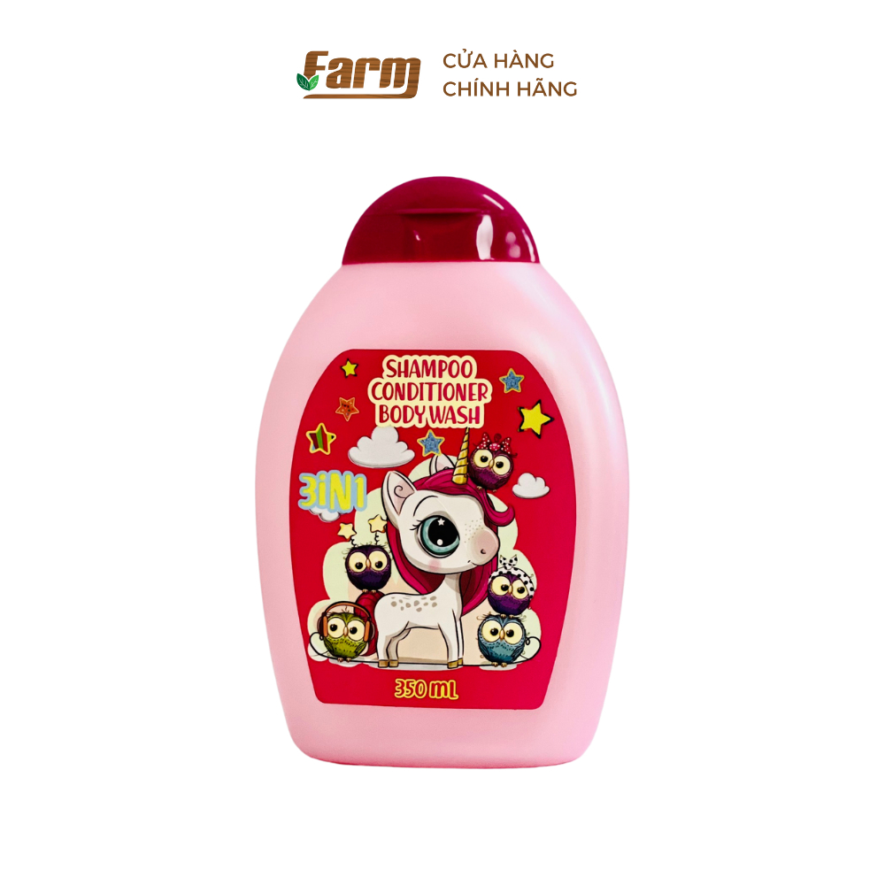 Sữa Tắm Gội Xả Em Bé Unicorn 3in1