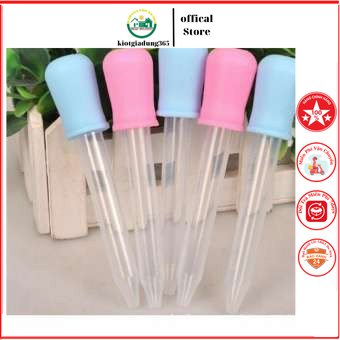 Ống hút 5ml cho bé uống thuốc, sữa ( màu ngẫu nhiên )
