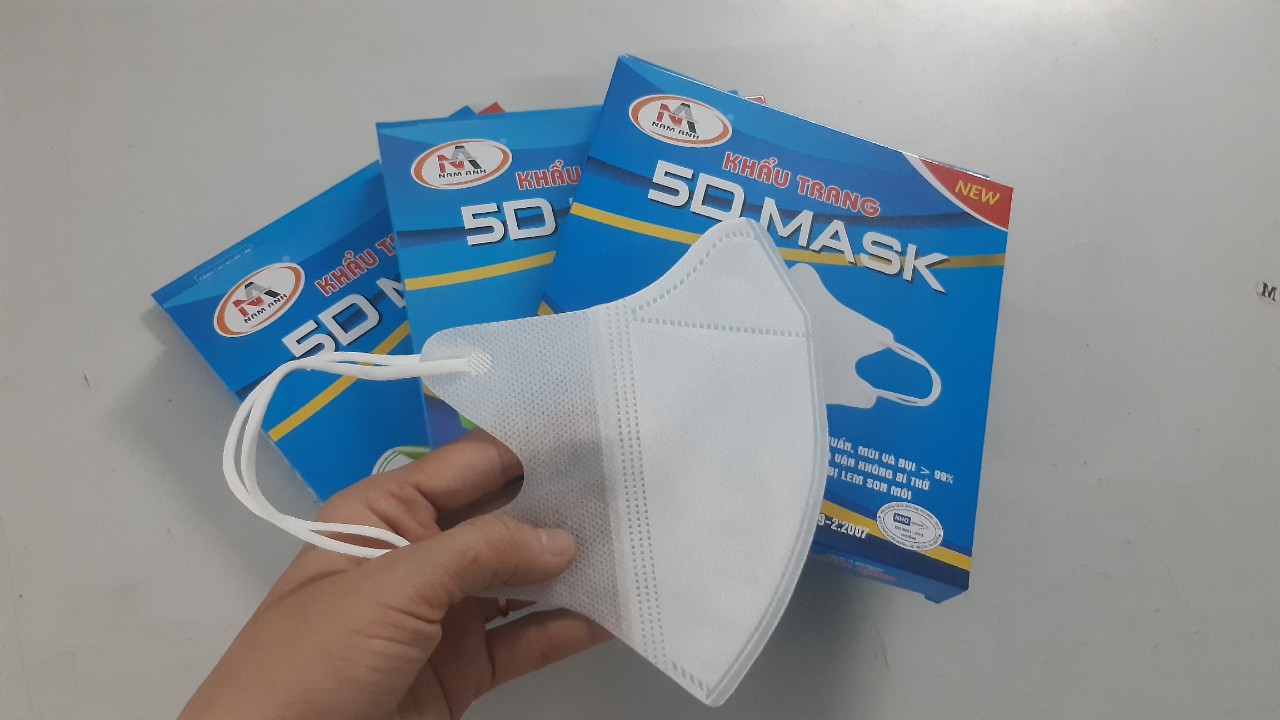 Bán sỉ 100 chiếc Khẩu trang 5D Mask NOKA (Set 100 cái)