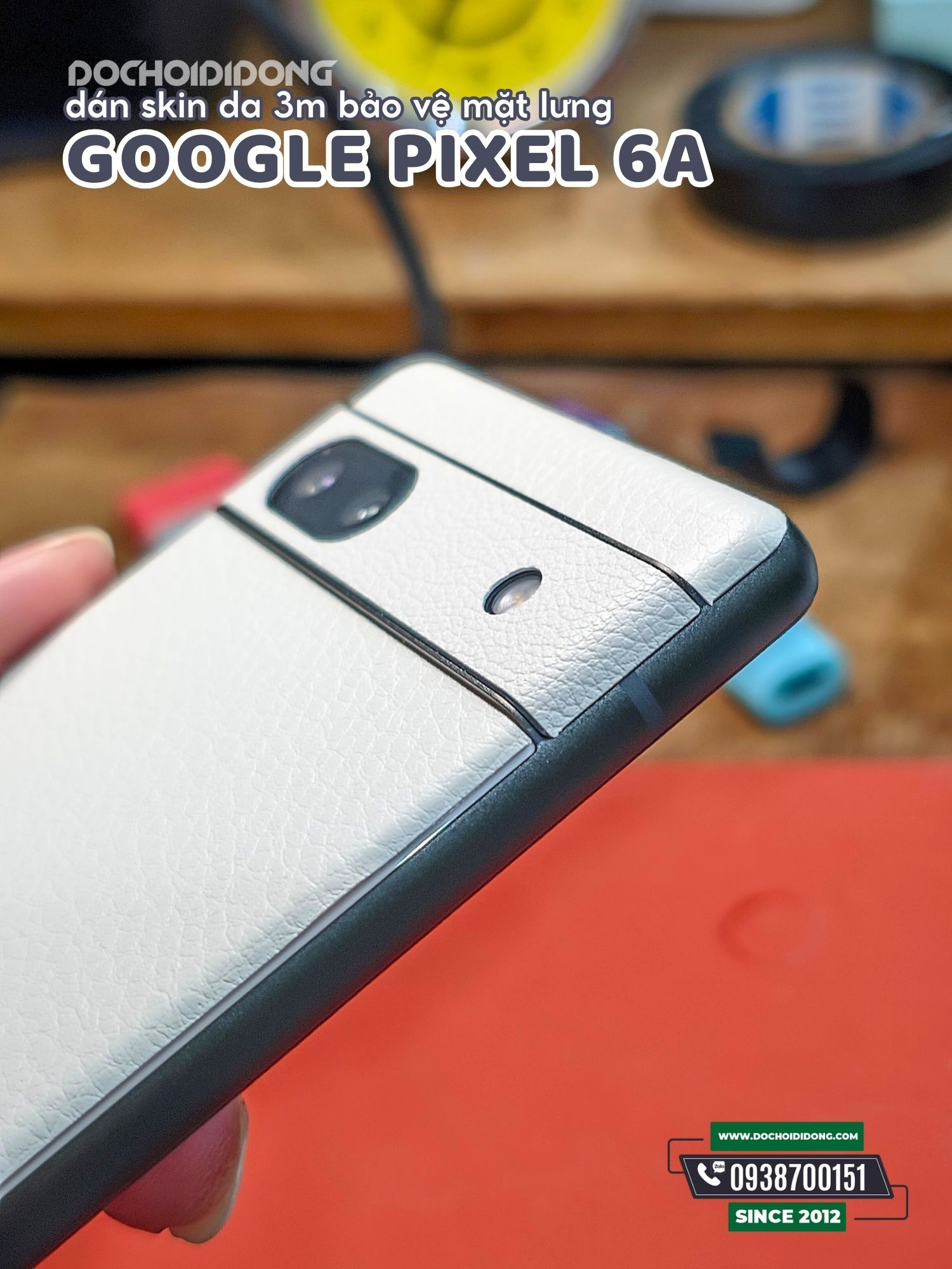 Miếng dán PPF skin cao cấp đổi màu mặt lưng bảo vệ Google Pixel 6a