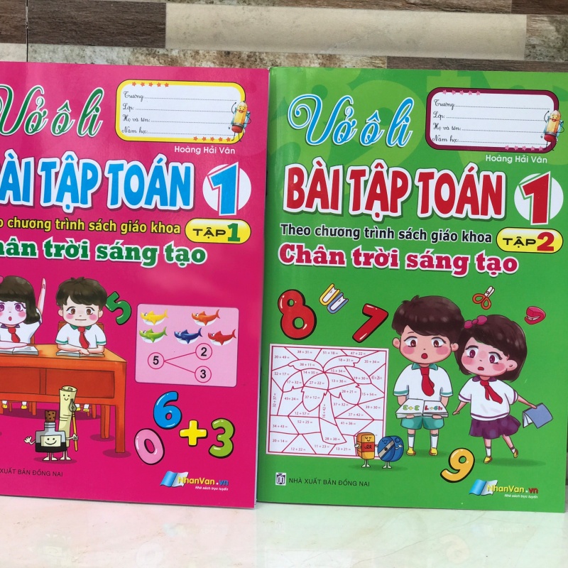 Kho sỉ HCM Vở o ly bài tập toán lớp 1 theo chân trời sáng tạo  VPP Trí