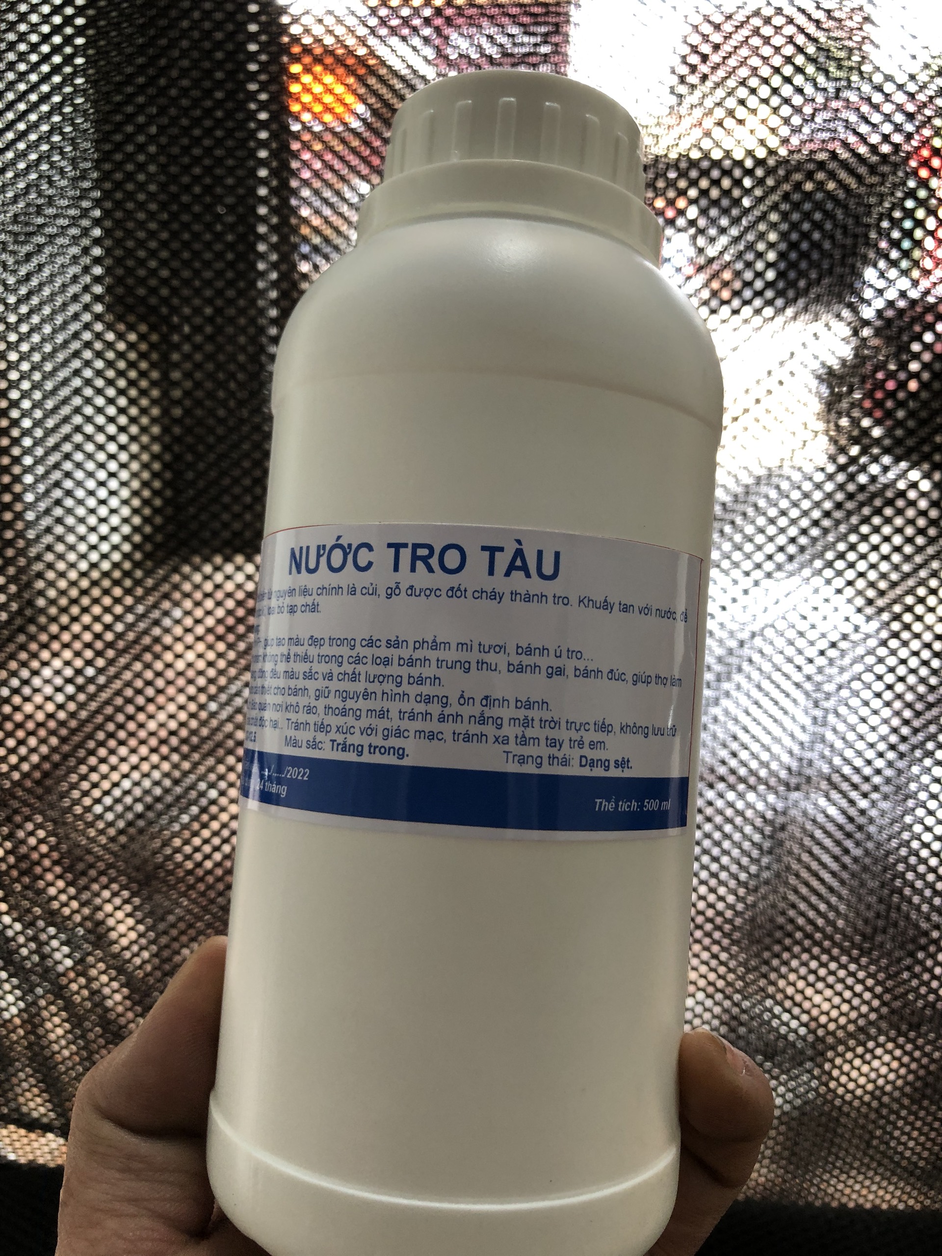Nước tro tàu 1000ml (free công thức làm bánh tro, bánh ú tro)