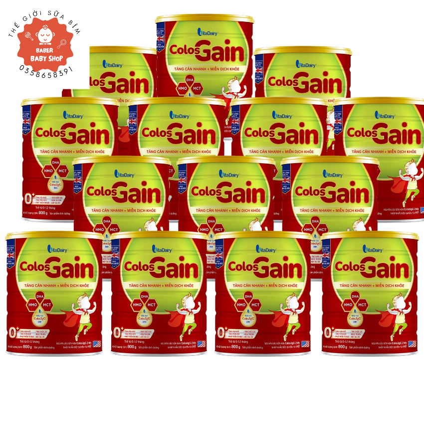 Sữa Bột Colosgain 0+ 800g.