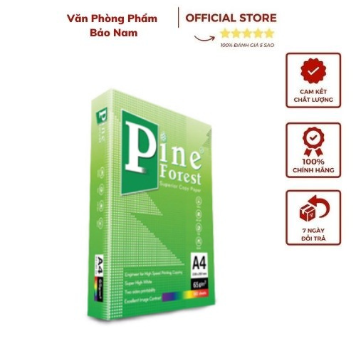 Giấy photo pine a4 đl 65g/m2