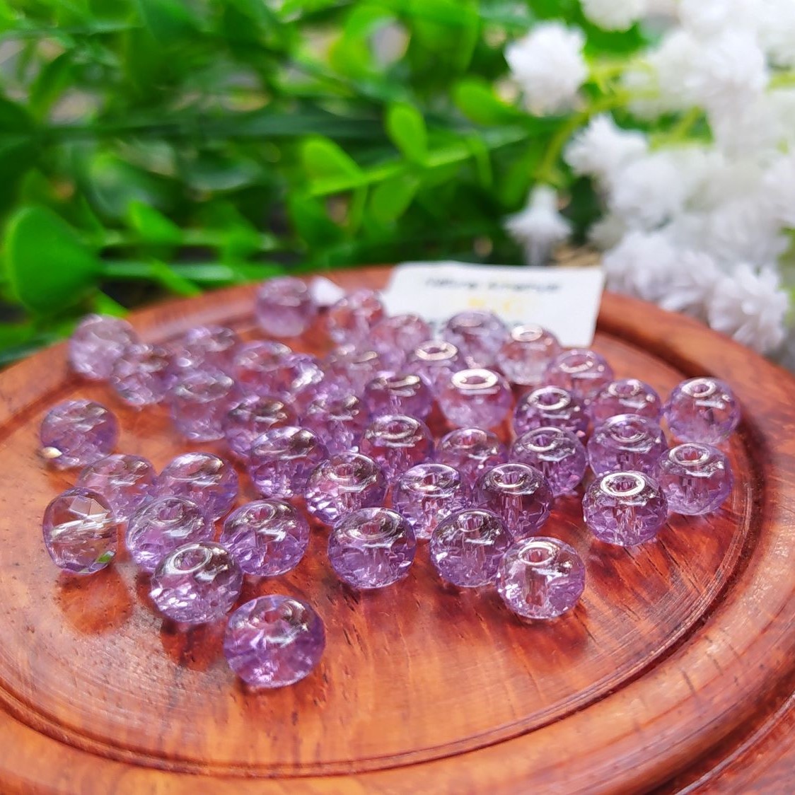 1 Hạt Thạch Anh Tím Amethyst Mài Giác 4 x 6 Mm - NgocTTK Trang Sức Đá Quý Tự Thiết Kế, Hạt Đá Lẻ, Xâu Vòng Tay, Làm Charm, Mặt Dây Chuyền, Bông Tai, Thủ Công, Tự Làm Trang Sức, Trang Sức Đá, DIY