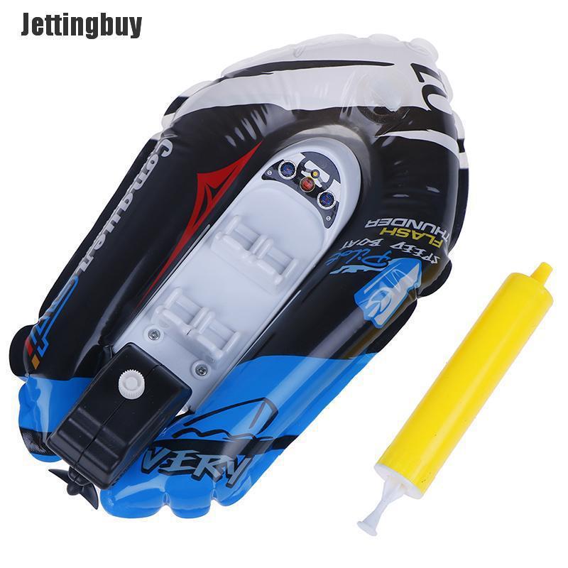 Jettingbuy Đồ chơi thuyền bơm hơi có dây cót cho trẻ em chơi trong phòng