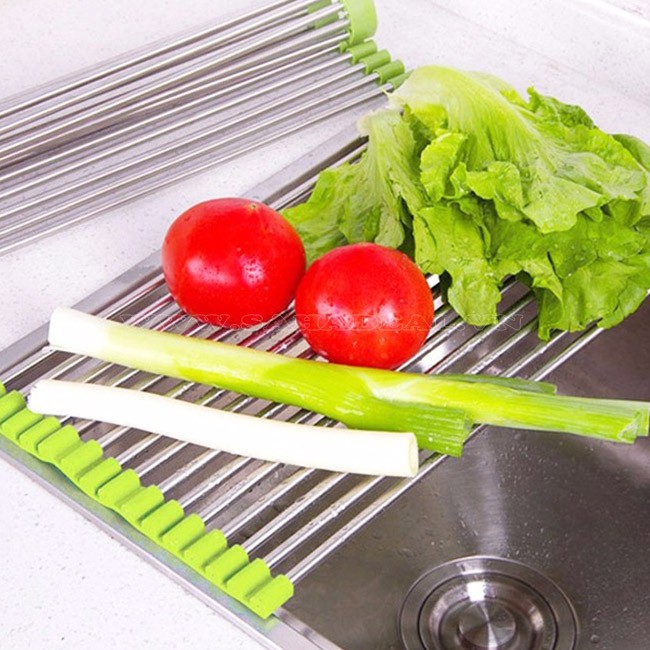Giá inox gác bồn rửa chén tiện dụng 47x 23cm