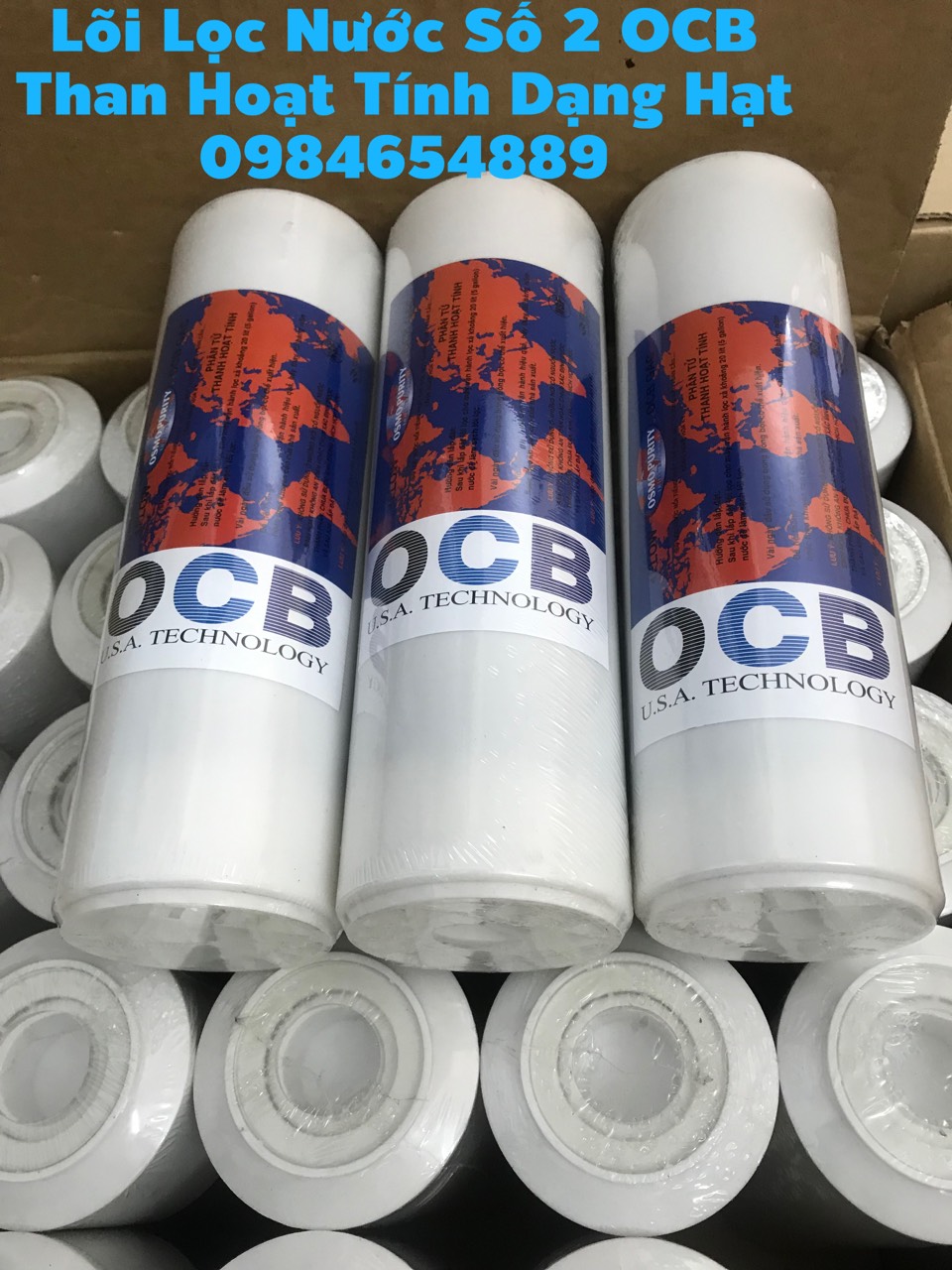 Combo Bộ 5 Lõi Lọc Nước Số 2 ( Than Hoạt Tính Dạng Hạt )