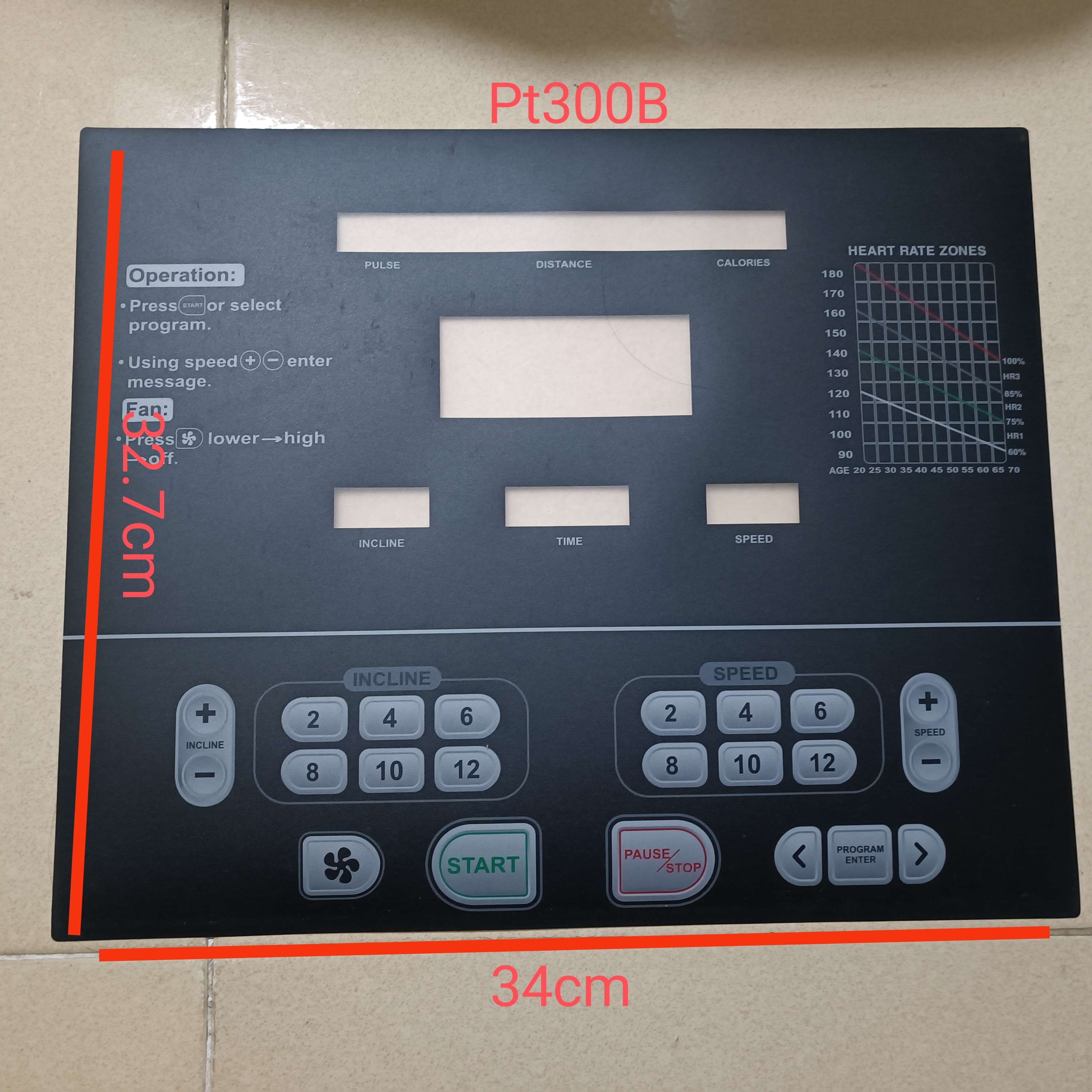 Decal máy chạy bộ Impulse PT300,RT500