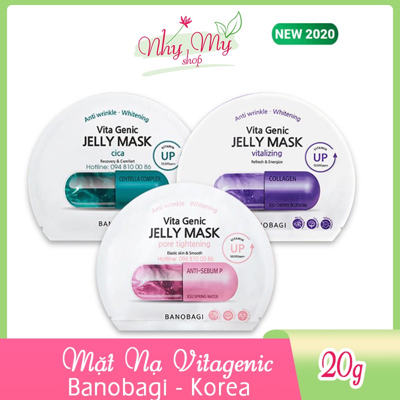 Mặt nạ vita genic jelly phiên bản mới, sản phẩm tốt với chất lượng, độ bền cao và được cam kết sản phẩm y như hình