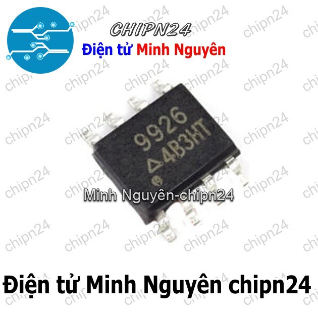[5 con] (SOP) Mosfet Dán 9926A SOP-8 6.5A 20V Kênh N (9926) - HH001933