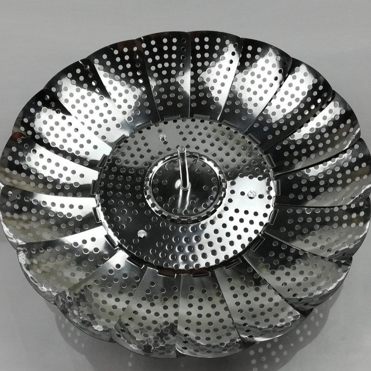 xửng hấp inox xếp gọn size lớn 27cm