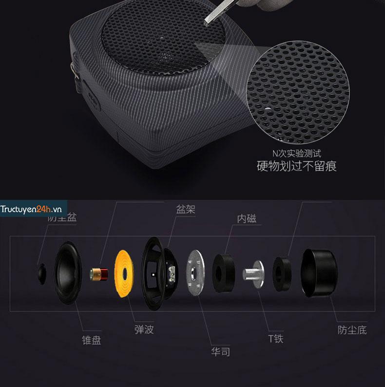 Loa trợ giảng Takstar E6_màu sọc đen.