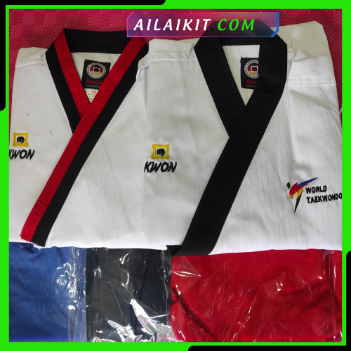 VÕ PHỤC TAEKOWONDO QUYỀN | Đồ quyền Taekwondo Kwon Vải Sọc ailaikit, Võ phục taekwondo cao cấp chuyên dùng cho thi đấu