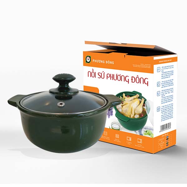 Nồi sứ màu - sâu Phương Đông PDMS - 1.0L