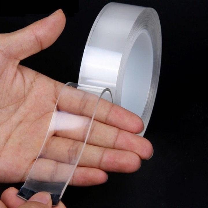 CUỘN BĂNG DÍNH 2 MẶT SILICOL SIÊU DÍNH ĐA NĂNG DÍNH MỌI BỀ MẶT