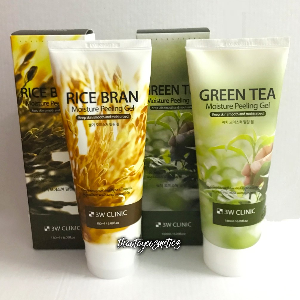 [Hoàn Tiền 8%]Gel Tẩy Tế Bào Chết 3W Clinic Rice Bran Moisture Peeling